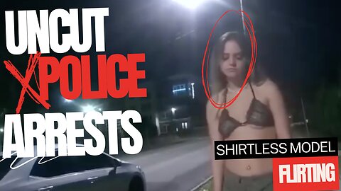 Shirtless model tries flirting her way out of DUI arrest