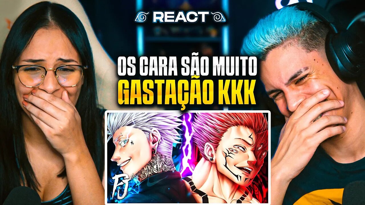 PEJOTA ft. SHINEZIN - Sukuna e Gojo Trap ❤️💙 | Reinado Vazio | [Casal Jounin React] 🔥