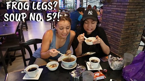 Food Vlog: Tasting Soup # 5, Frog Legs and More In Binondo Chinatown Food Tour Manila