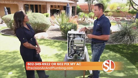 Precision Air & Plumbing shows why tankless water heaters can $ave you money