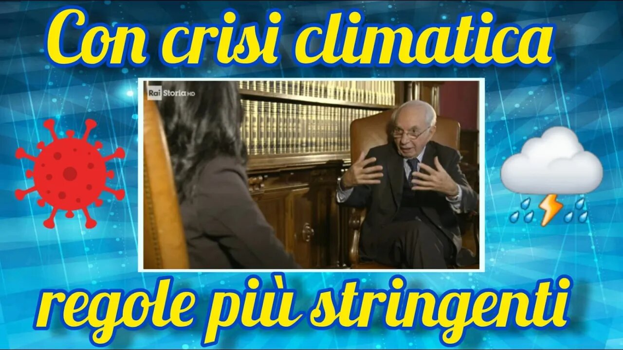 G. Amato : "La Pandemia è stata una prova generale!"