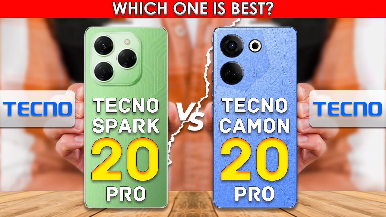 Tecno Spark 20 Pro VS Tecno Camon 20 Pro 4G | Full comparison | Which one is Best?