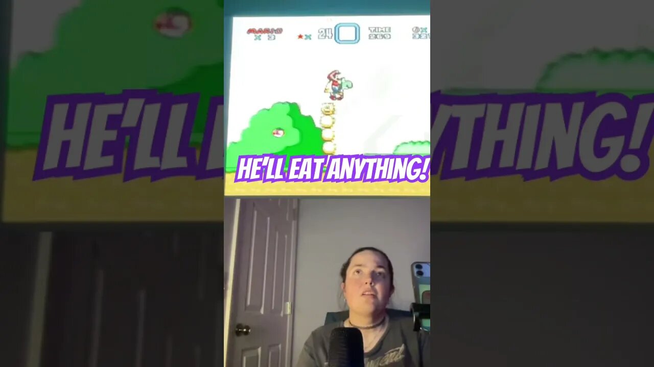 Speed Running With a Stomach of Steel ! #mario #yoshi #retrostreaming #nintendo
