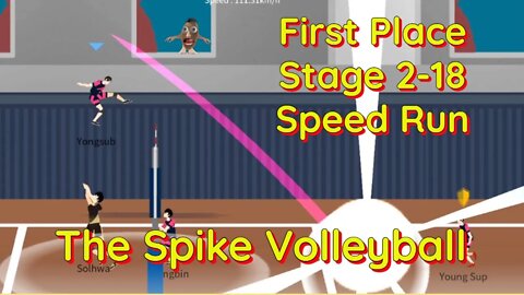 The Spike Volleyball - Speedrun - First Place Stage 2-18 Spiker Story Time