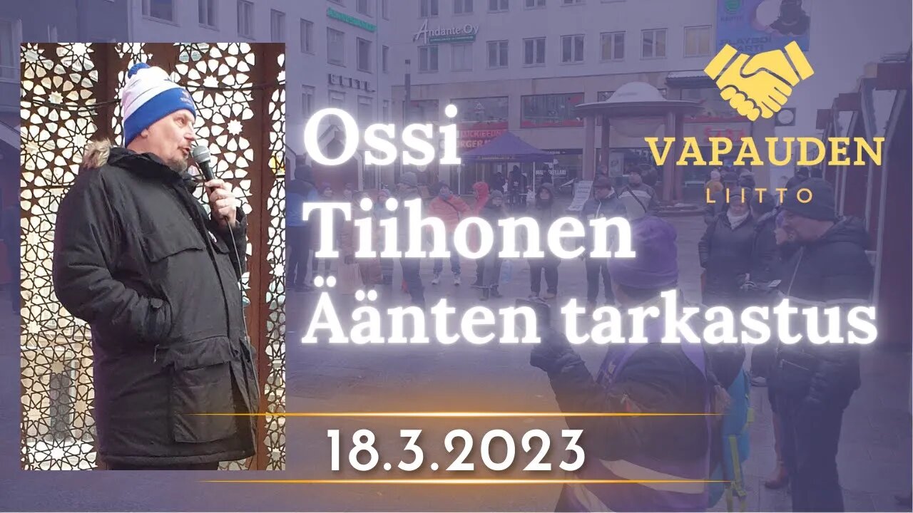 Ossi Tiihonen - Äänten tarkastuslaskenta