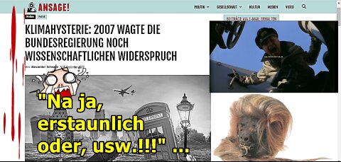 "Na ja, erstaunlich oder, usw.!!!“ ...