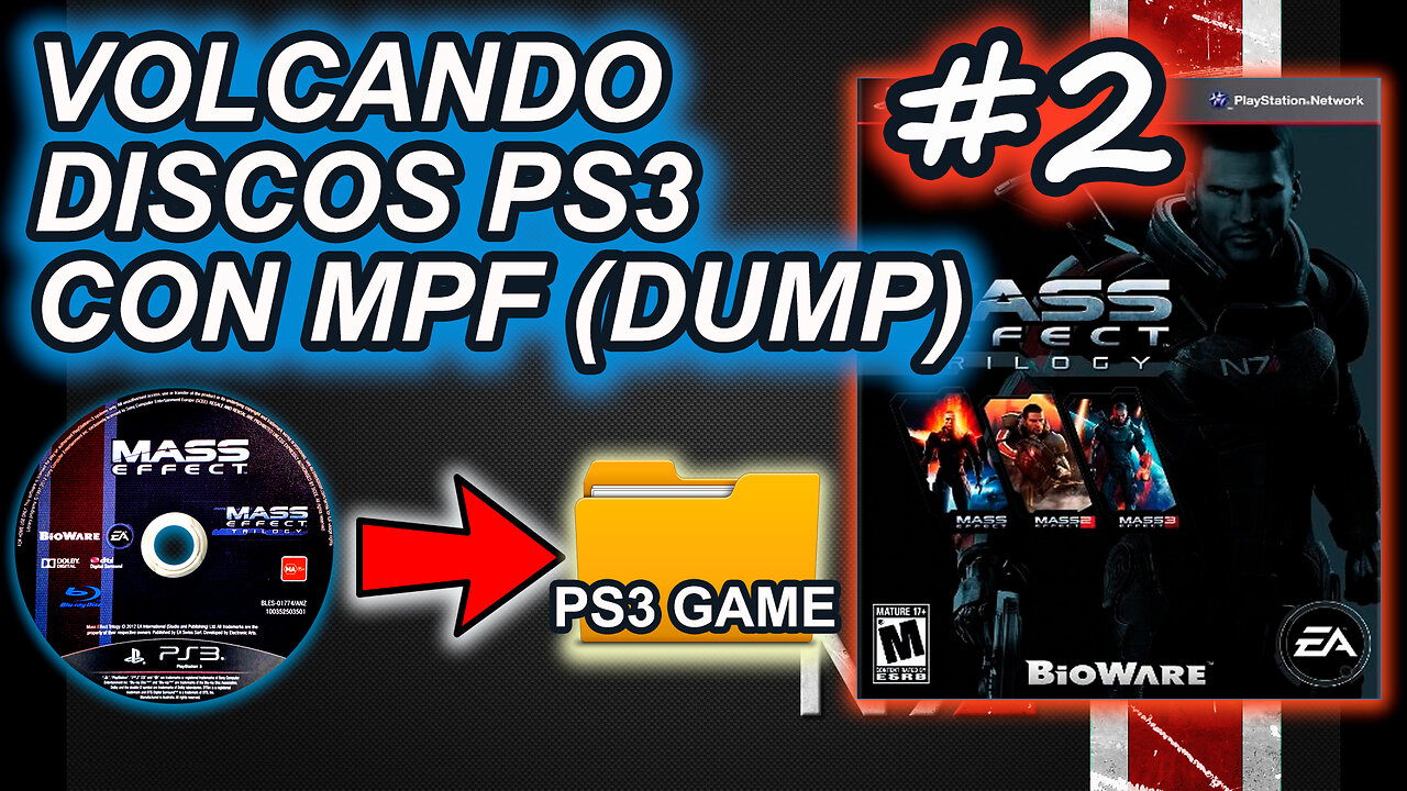 Volcado de Discos Blu-ray PS3 con MPF (Alternativa a PS3DiscDumper, Mass Effect Trilogy, 2024) #2