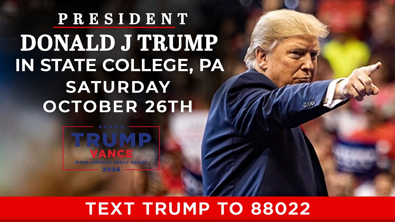 LIVE: President Trump in State College, PA