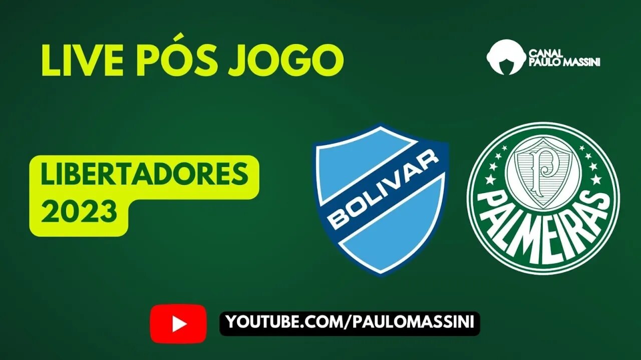 BOLÍVAR 3 X 1 PALMEIRAS. O QUE VI DO JOGO EM 3 MINUTOS.