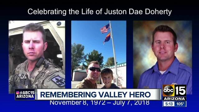 Beloved Phoenix firefighter Juston Doherty laid to rest