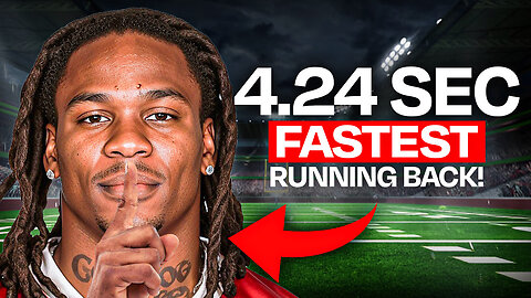 Meet The Fastest Running Back Of All Time