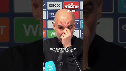 'Now it's two and a half days off for everyone! It has been a tough month for us' | Pep Guardiola