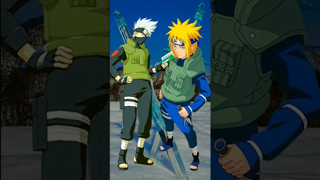 Minato Lawan Kakashi - Siapa paling kuat.#shorts