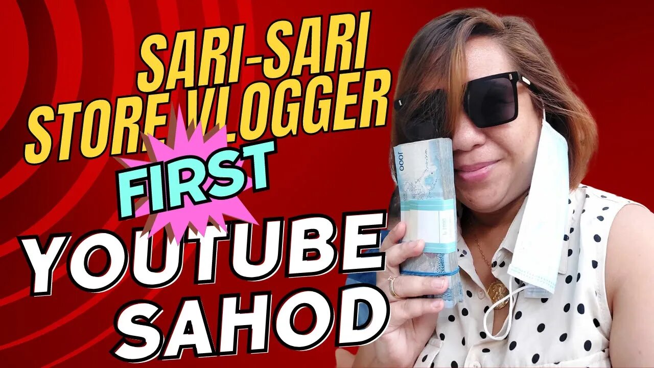 FIRST YOUTUBE SAHOD Sari sari Store Vlogger Edition