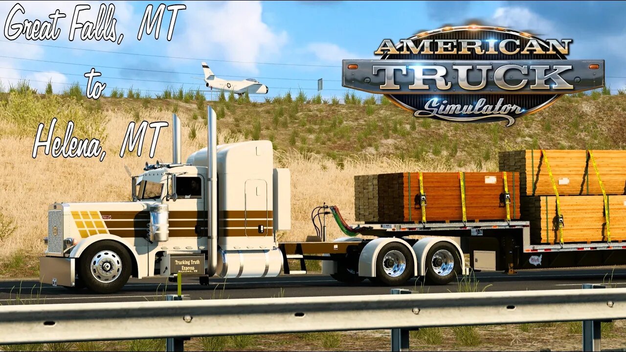 ATS 1.47 - Dom's 379 - Pizzster Modding Wade Step Deck - Serial Black's DD60