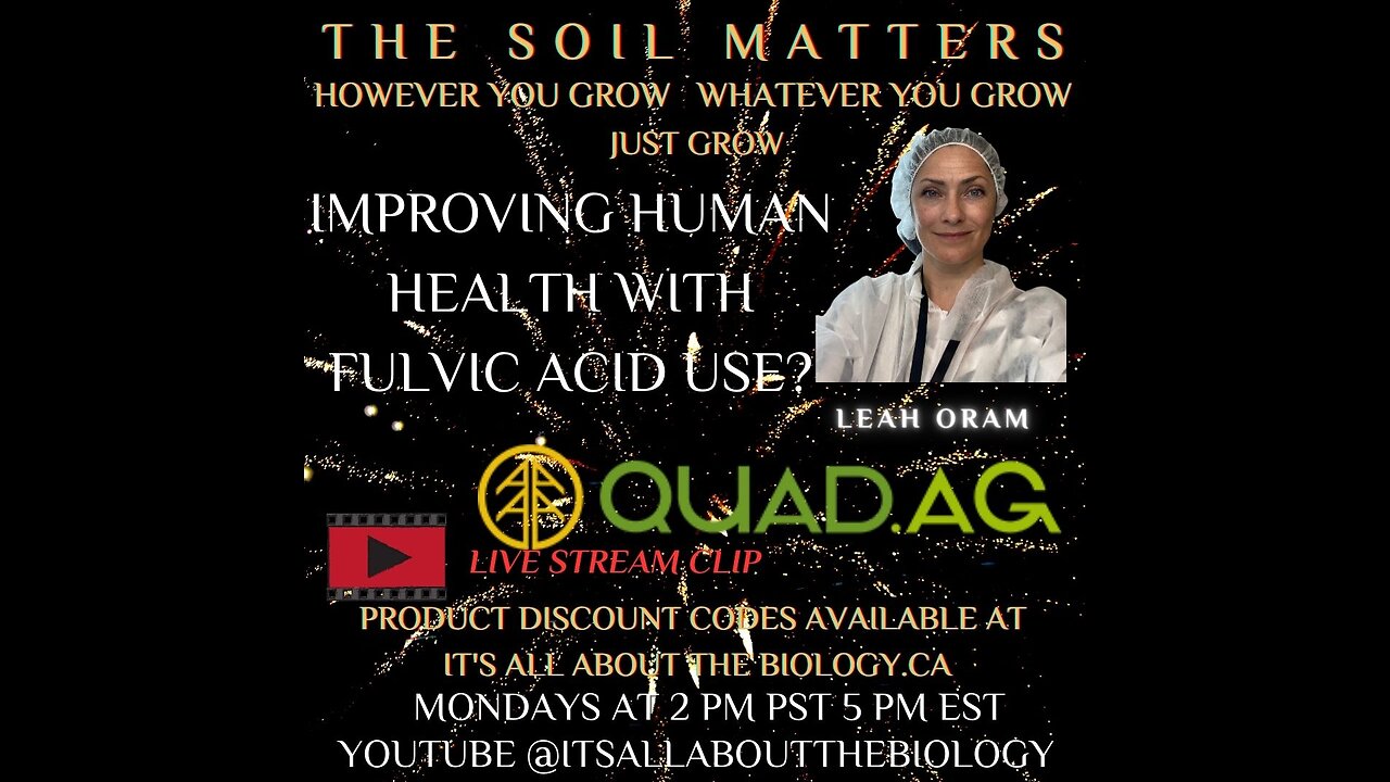 Improving Human Health With Fulvic Acid Use?