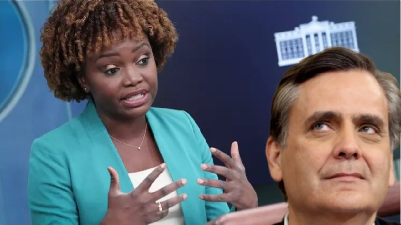 Jonathan Turley "Destroys" Jean-Pierre Over Classified Docs Scandal