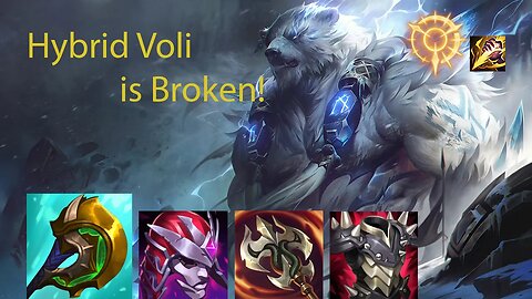 Noob Plays Hybrid Voli! (OP) Base Race! League of Legends