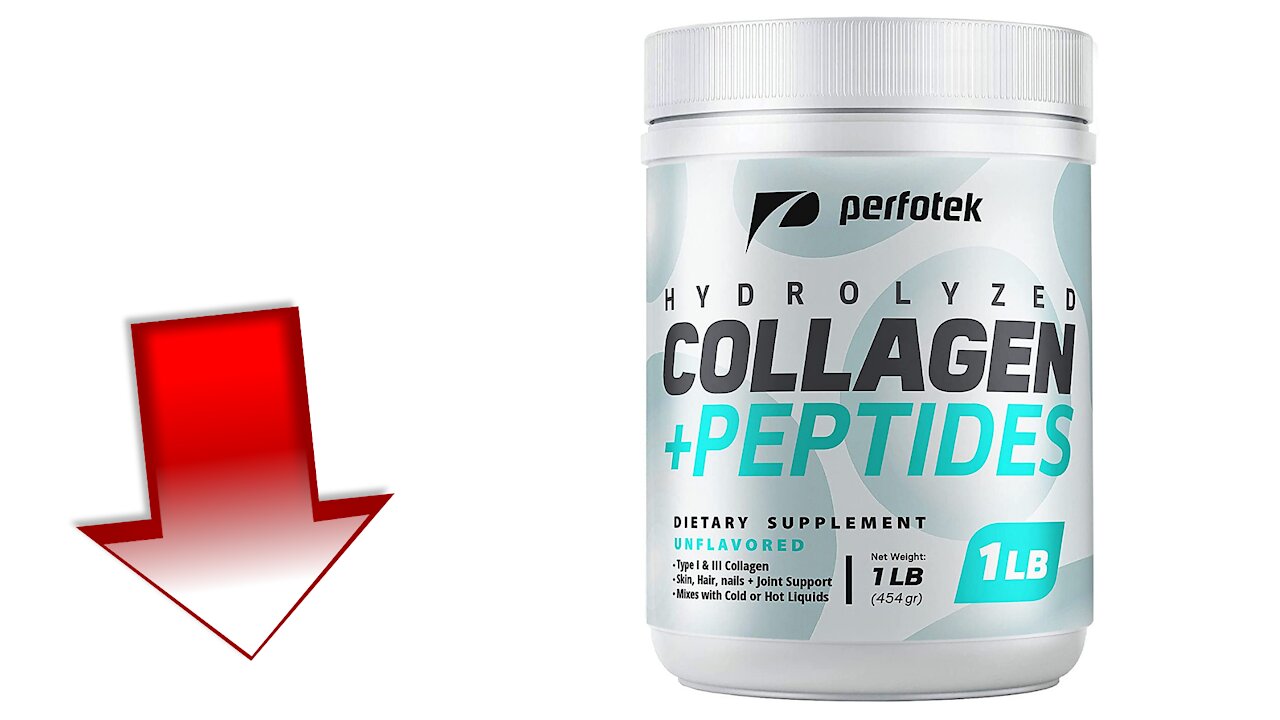 Hydrolyzed Collagen Peptides Powder Type 1 and 3 Grass Fed Collagen Powder for Women & Men