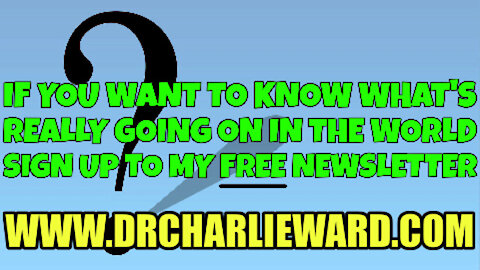 SEEKING THE TRUTH? SIGN UP TO CHARLIE'S FREE NEWSLETTER - NOT TO BE MISSED!