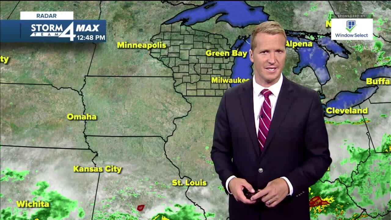 Cooler couple of days before a warm weekend