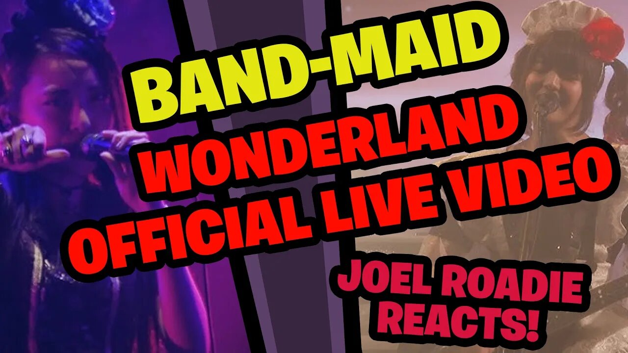 BAND-MAID / Wonderland (Official Live Video) - Roadie Reacts