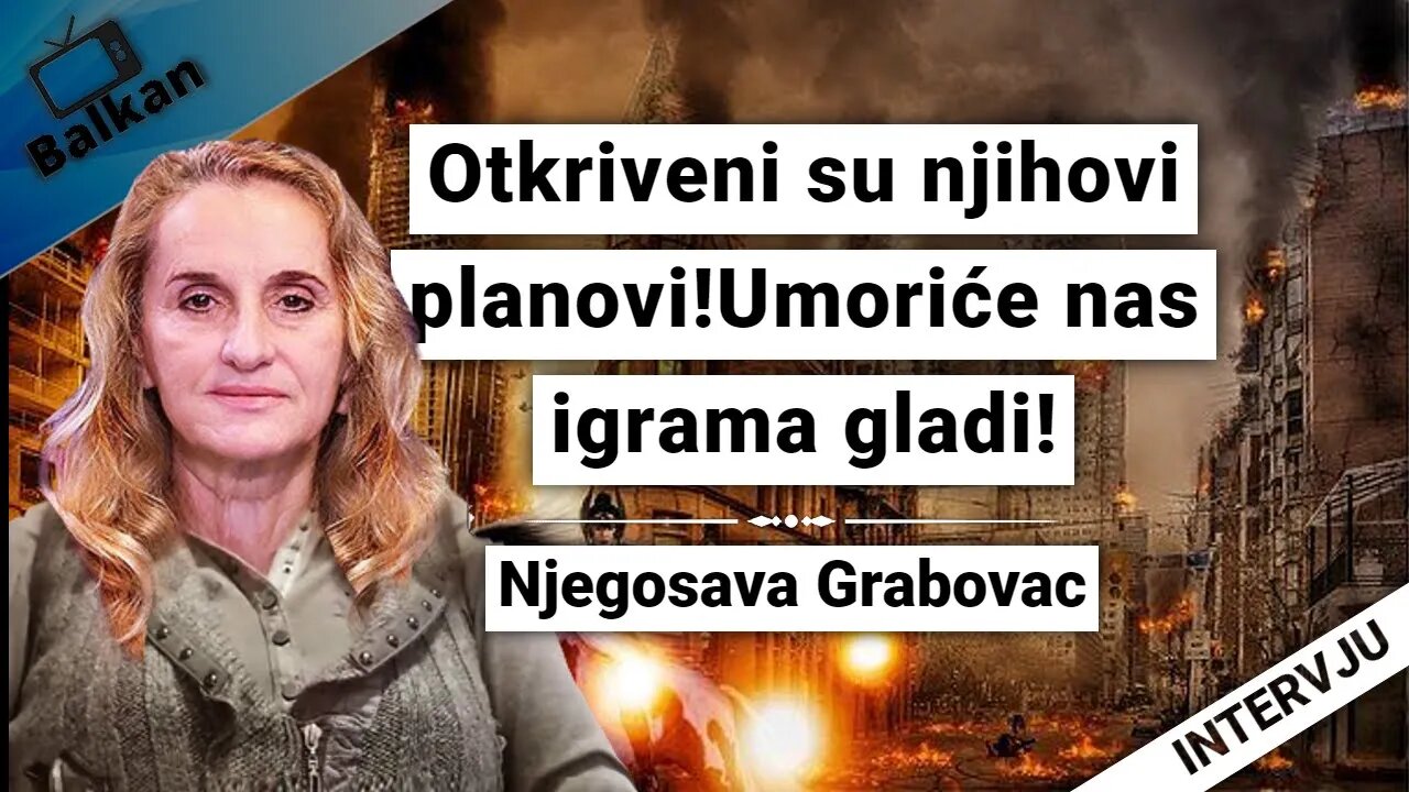 Otkriveni su njihovi planovi!Umoriće nas igrama gladi!-Njegosava Grabovac