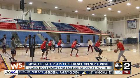 Morgan State returns home to play MEAC opener