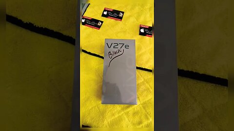 Unboxing Vivo V27e glory black #vivo #vivov27e #vivov27prounboxing #shortvideo #shortsyoutube #pubg