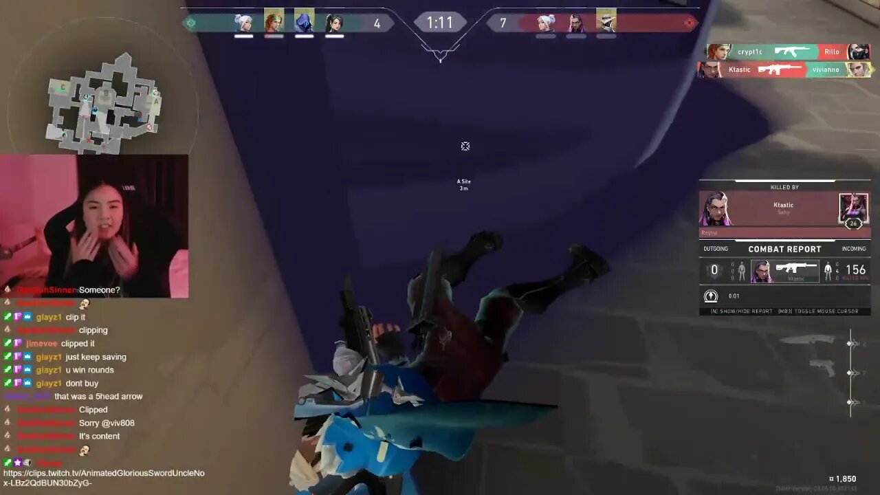 almost dies from fear