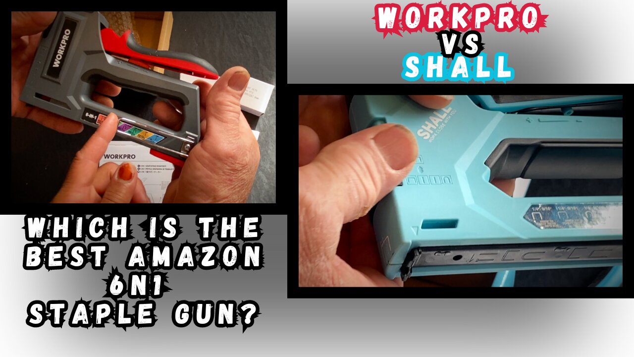 Comparing 2 Amazon 6 n 1 Staple guns| Shall vs Workpro Which one works best?