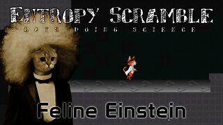 Entropy Scramble: Cats Doing Science - Feline Einstein