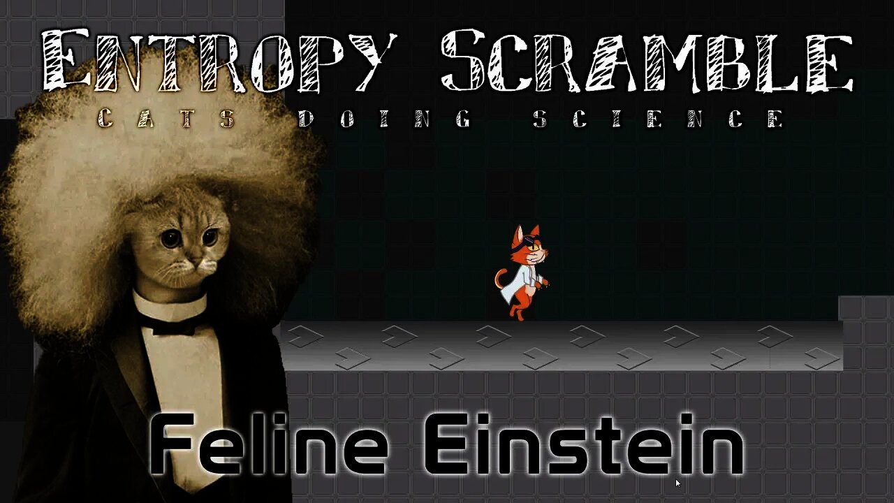 Entropy Scramble: Cats Doing Science - Feline Einstein