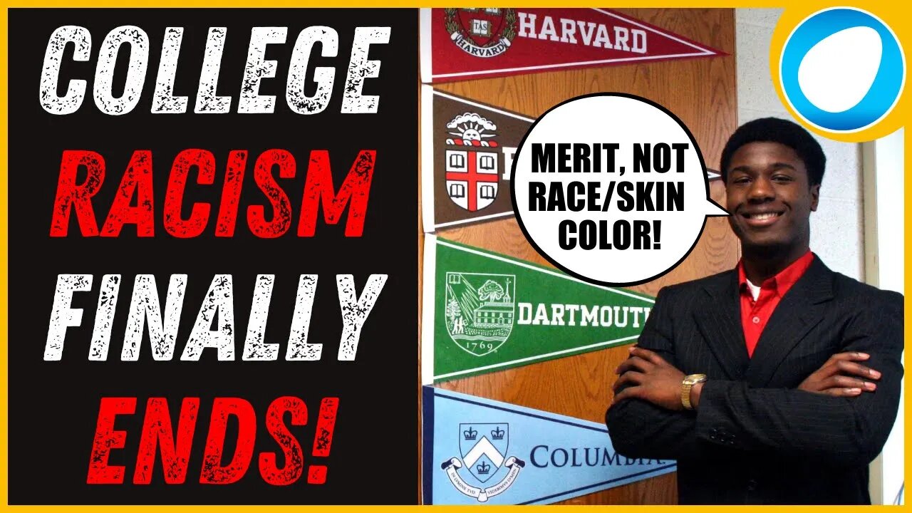 Affirmative Action FINALLY OVERTURNED in Colleges! Get Accepted by MERIT! #harvard #college #woke