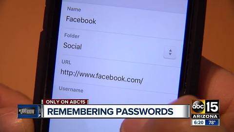 If you have a difficult time with passwords, this story is for you