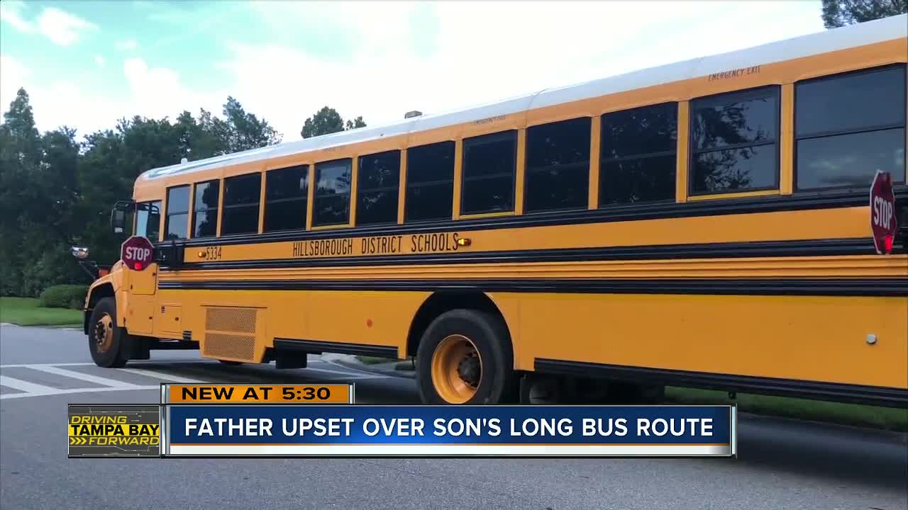 Hillsborough Co. parent concerned about 2 hour long bus route to school