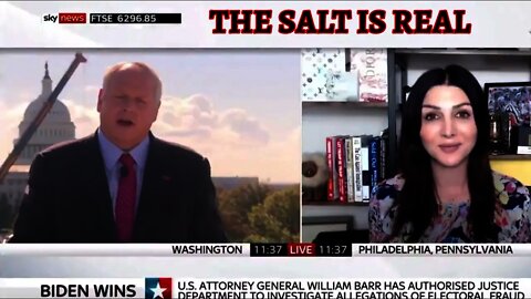 Sky News Host Adam Boulton Gets Angry With Female Guest Pointing Out Biden Has Not Won Yet