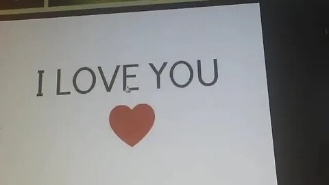 TJ Learns to Spell "I Love You."