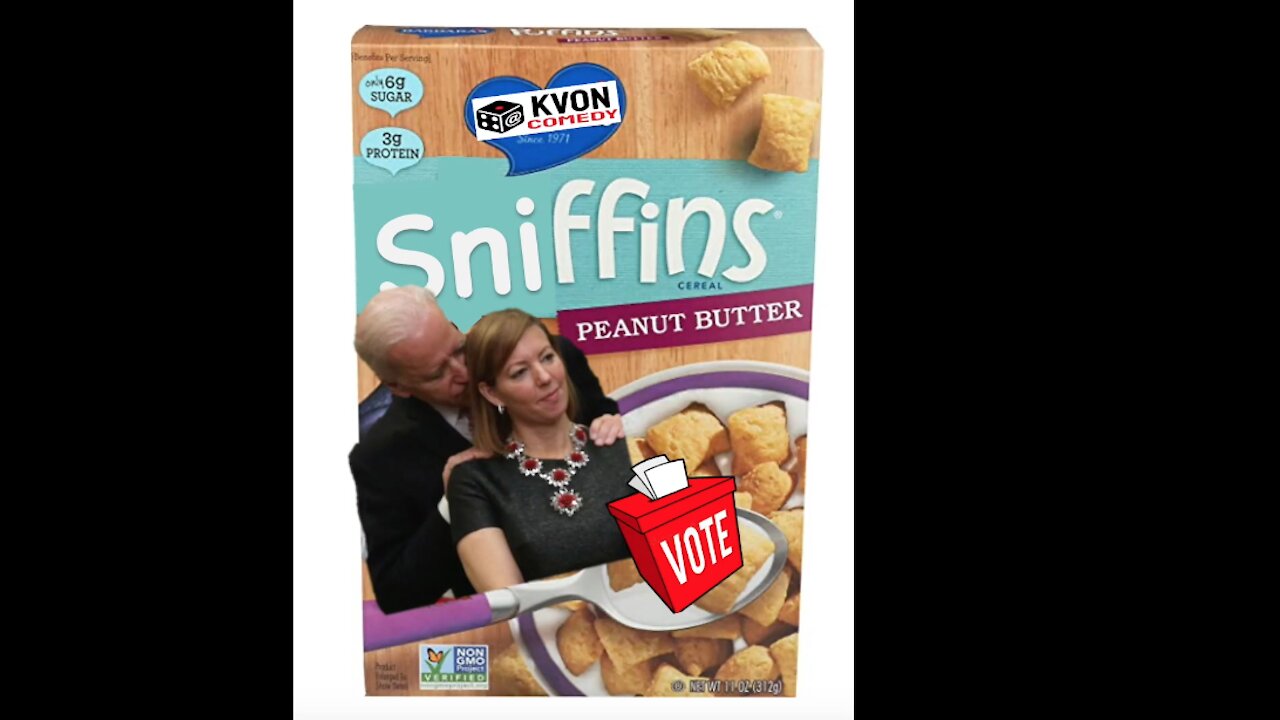 Biden's Favorite Breakfast = SNIFFINS! (comedian K-von says Yuk!)