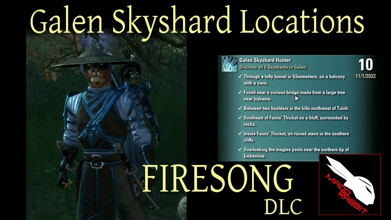 Galen Skyshard Locations Firesong DLC [Elder Scrolls Online] ESO