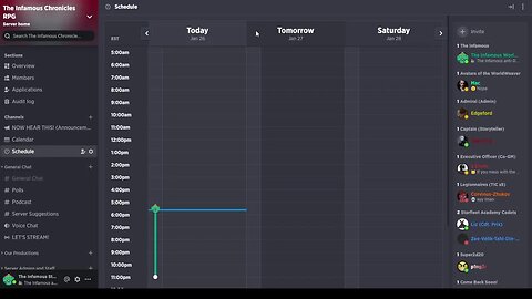 Guilded Tutorial: How To Do Your Scheduling on the Scheduling Channel