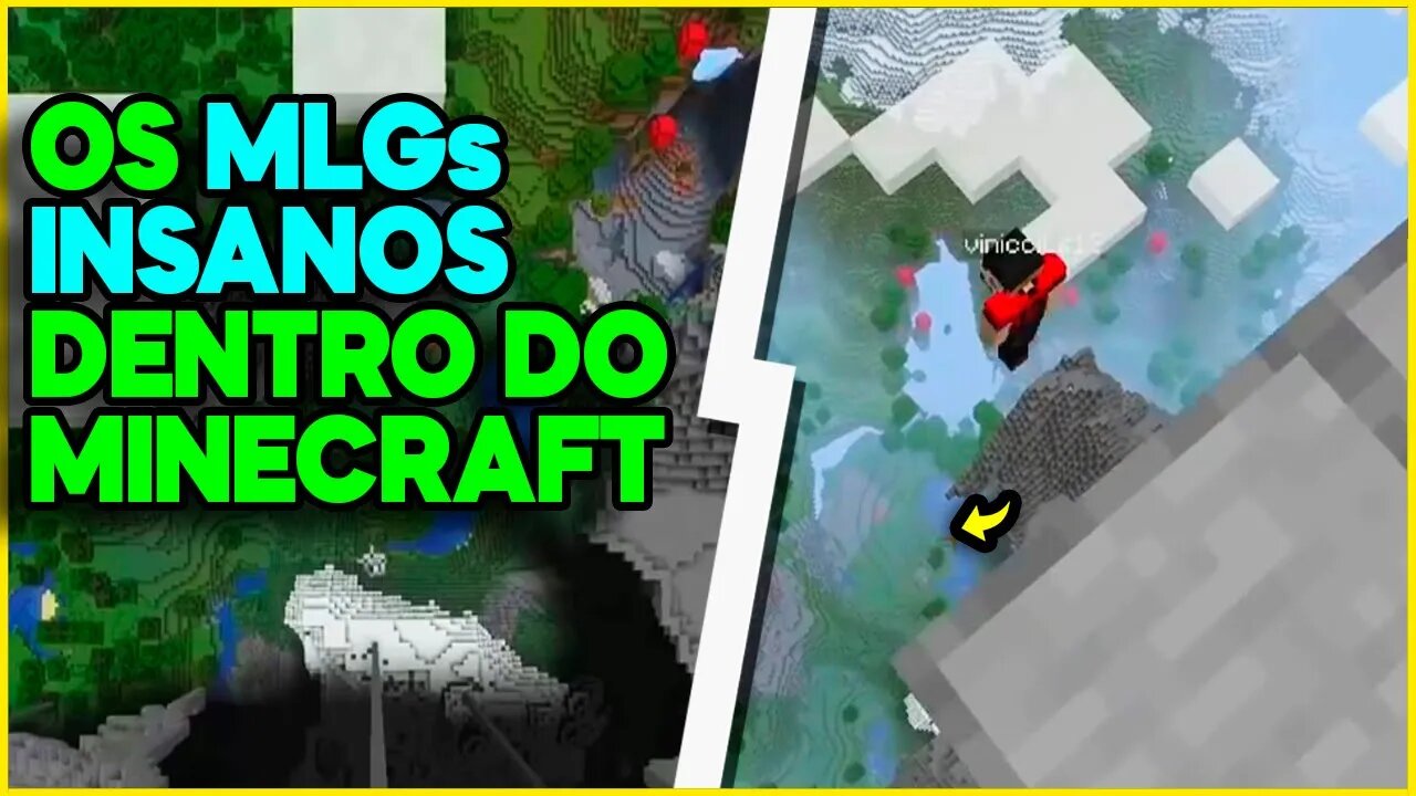 TOP MLGs NO MINECRAFT - CORTES MINECRAFT✂️