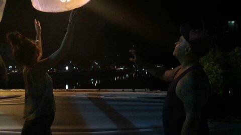 Releasing our past in Thailand with these lanterns