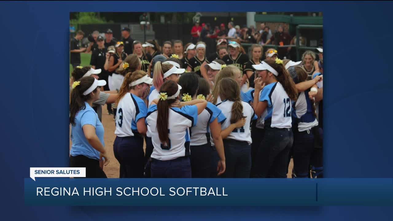 WXYZ Senior Salutes: Regina High School softball