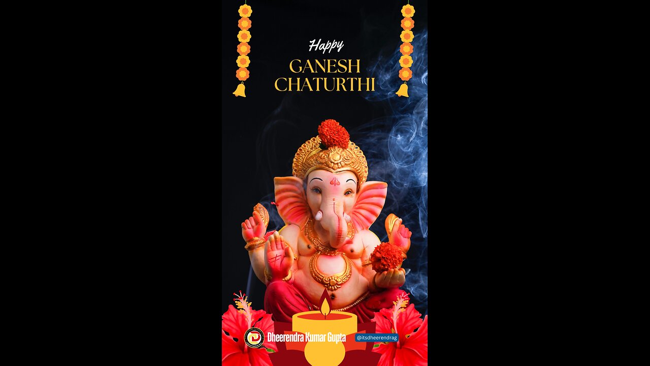 On this auspicious day of Ganesh Chaturthi, may Lord Ganesha shower you with his blessings and guide