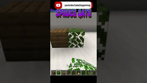 Spruce Leaf Gate | Minecraft
