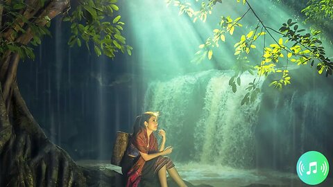 Waterfall Sound For Relaxing Deep Sleep And Study