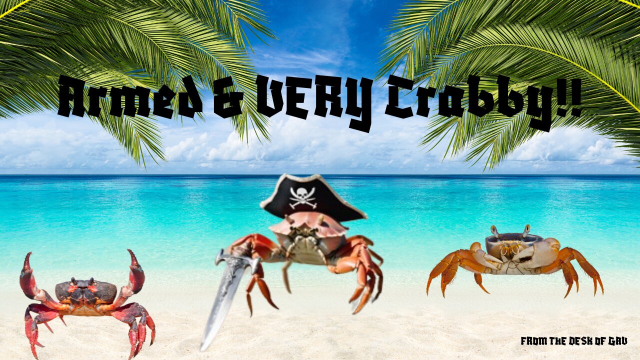 Dinner Time Giggles: The Epic Tale of a Knife-Wielding Crab