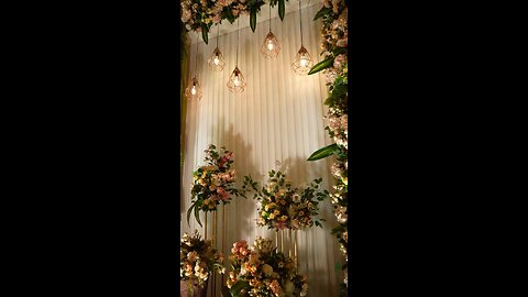 Transforming weddings into magical moments! ✨ Watch as we create a breathtaking stage