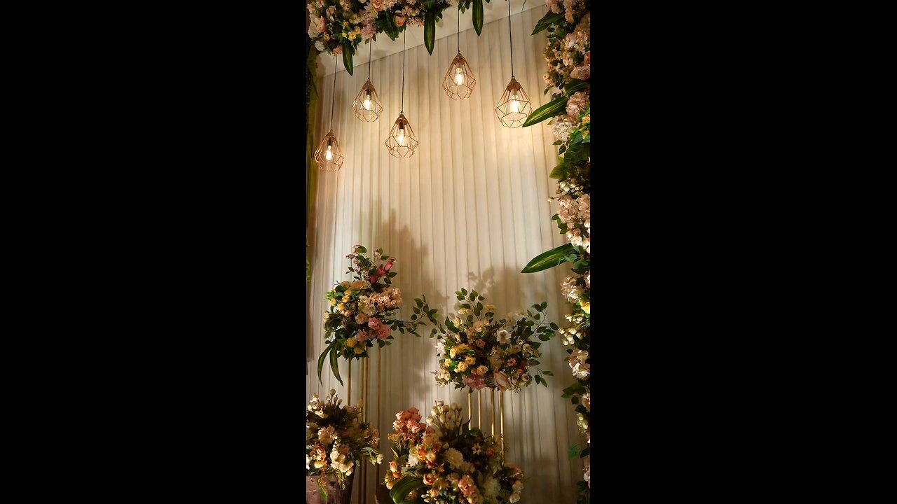 Transforming weddings into magical moments! ✨ Watch as we create a breathtaking stage